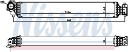 INTERCOOLER NISSENS 961527 - Compatibil cu HONDA
