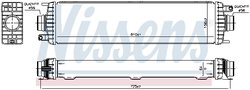 INTERCOOLER NISSENS 961546 - Compatibil cu JAGUAR