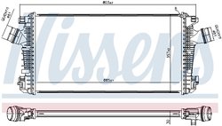 Intercooler Nissens 961543