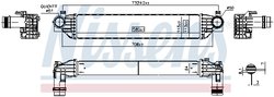 Intercooler Nissens 961558