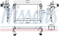 Intercooler Nissens 961570