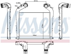 Intercooler Nissens 961574
