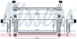 Intercooler Nissens 961581