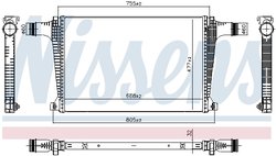 Intercooler Nissens 961594