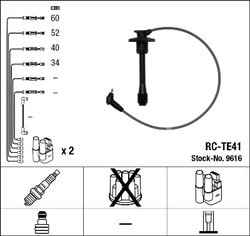 FISE BUJII NGK 9616 - Compatibil cu TOYOTA