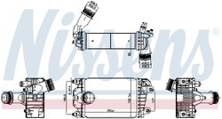 INTERCOOLER NISSENS 961602 - Compatibil cu PORSCHE