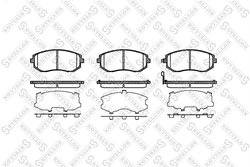 Set placute frana Stellox 962 011B-SX