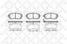 Set placute frana Stellox 962 011B-SX