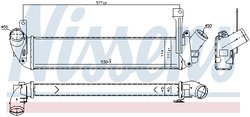 Intercooler Nissens 96198