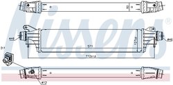 Intercooler Nissens 96312