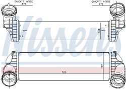 INTERCOOLER NISSENS 96364 - Compatibil cu BMW