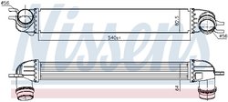 Intercooler Nissens 96397