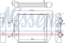 Intercooler Nissens 96405