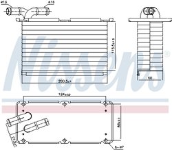 INTERCOOLER NISSENS 96470 - Compatibil cu AUDI, SEAT, SKODA, VW
