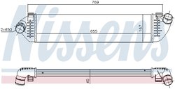 INTERCOOLER NISSENS 96481 - Compatibil cu FORD