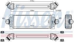 Intercooler Nissens 96486