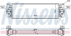 INTERCOOLER NISSENS 96526 - Compatibil cu MERCEDES-BENZ, VW