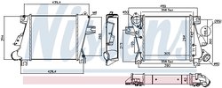 Intercooler Nissens 96527