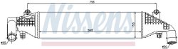 INTERCOOLER NISSENS 96532 - Compatibil cu MAZDA