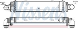 INTERCOOLER NISSENS 96534 - Compatibil cu MERCEDES-BENZ