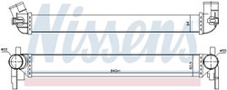 INTERCOOLER NISSENS 96566 - Compatibil cu AUDI, SEAT, SKODA, VW