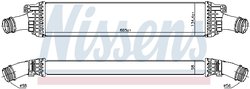 INTERCOOLER NISSENS 96567 - Compatibil cu AUDI, PORSCHE