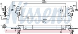 INTERCOOLER NISSENS 96582 - Compatibil cu NISSAN, RENAULT