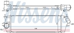 INTERCOOLER NISSENS 96583 - Compatibil cu OPEL, RENAULT, VAUXHALL
