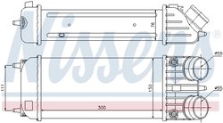 INTERCOOLER NISSENS 96593 - Compatibil cu PEUGEOT