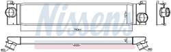 INTERCOOLER NISSENS 96624 - Compatibil cu FIAT