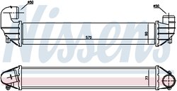 INTERCOOLER NISSENS 96634 - Compatibil cu FORD, SEAT, VW