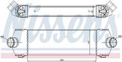 INTERCOOLER NISSENS 96641 - Compatibil cu FORD