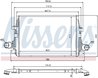 INTERCOOLER NISSENS 96644 - Compatibil cu ALFA ROMEO