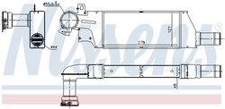 Intercooler Nissens 96656