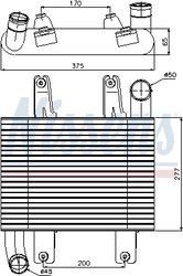INTERCOOLER NISSENS 96660 - Compatibil cu HYUNDAI, KIA