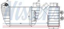 Intercooler Nissens 96682