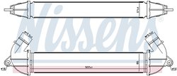 INTERCOOLER NISSENS 96736 - Compatibil cu FIAT