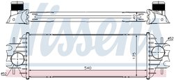 Intercooler Nissens 96762