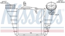 INTERCOOLER NISSENS 96773 - Compatibil cu SEAT, SKODA, VW