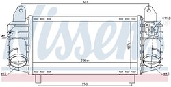 INTERCOOLER NISSENS 96793 - Compatibil cu AUDI