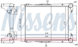 Intercooler Nissens 96967