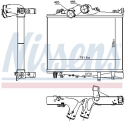 Intercooler Nissens 97038