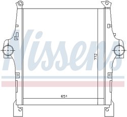 Intercooler Nissens 97047