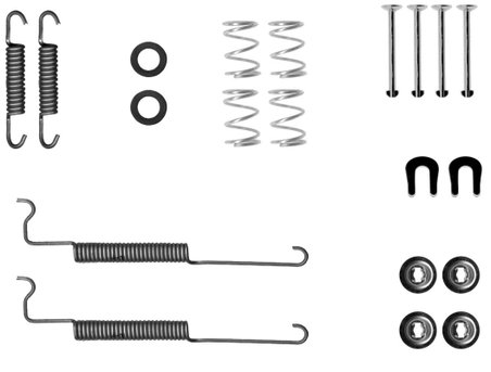 Set accesorii saboti frana Textar 97048300