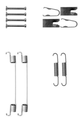 Set accesorii saboti frana Textar 97048500
