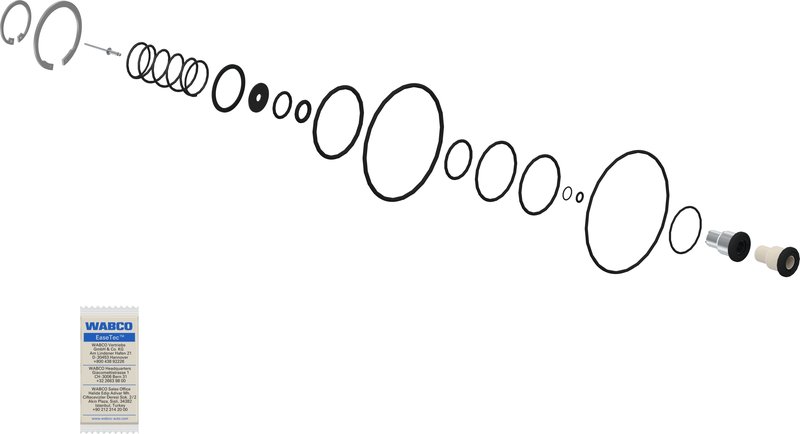 SET REPARATIE, SUPAPA RELEU WABCO 9730030002 - Piesa auto compatibila cu mai multe marci