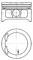 PISTON KOLBENSCHMIDT 97363610 - Compatibil cu CHEVROLET, DAEWOO, HOLDEN, OPEL, VAUXHALL