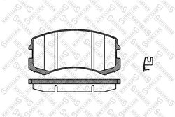 Set placute frana Stellox 976 001-SX