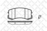 Set placute frana Stellox 976 001-SX