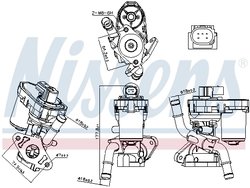 Supapa EGR Nissens 98165